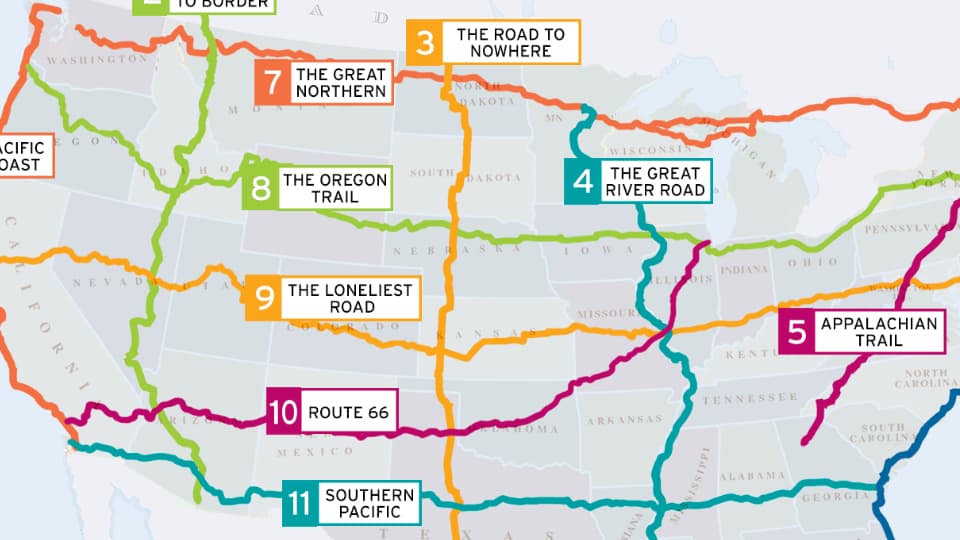 17 Legendary American Road Trips