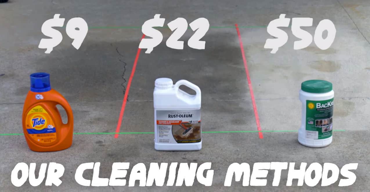 How to remove stains deals from concrete