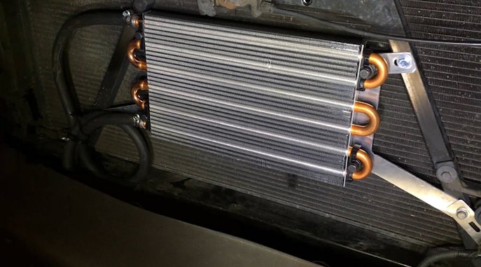 Turbo 350 best sale transmission cooler