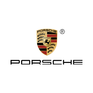Genuine Porsche Emblem "PORSCHE" in Gloss Black Insigna Logo 991 99155923591
