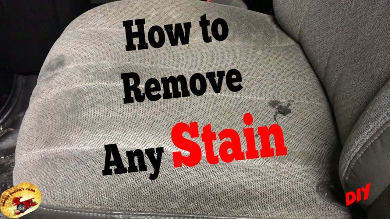 How To REMOVE HORRIBLE STAINS in CLOTH & CARPET CAR or HOME 