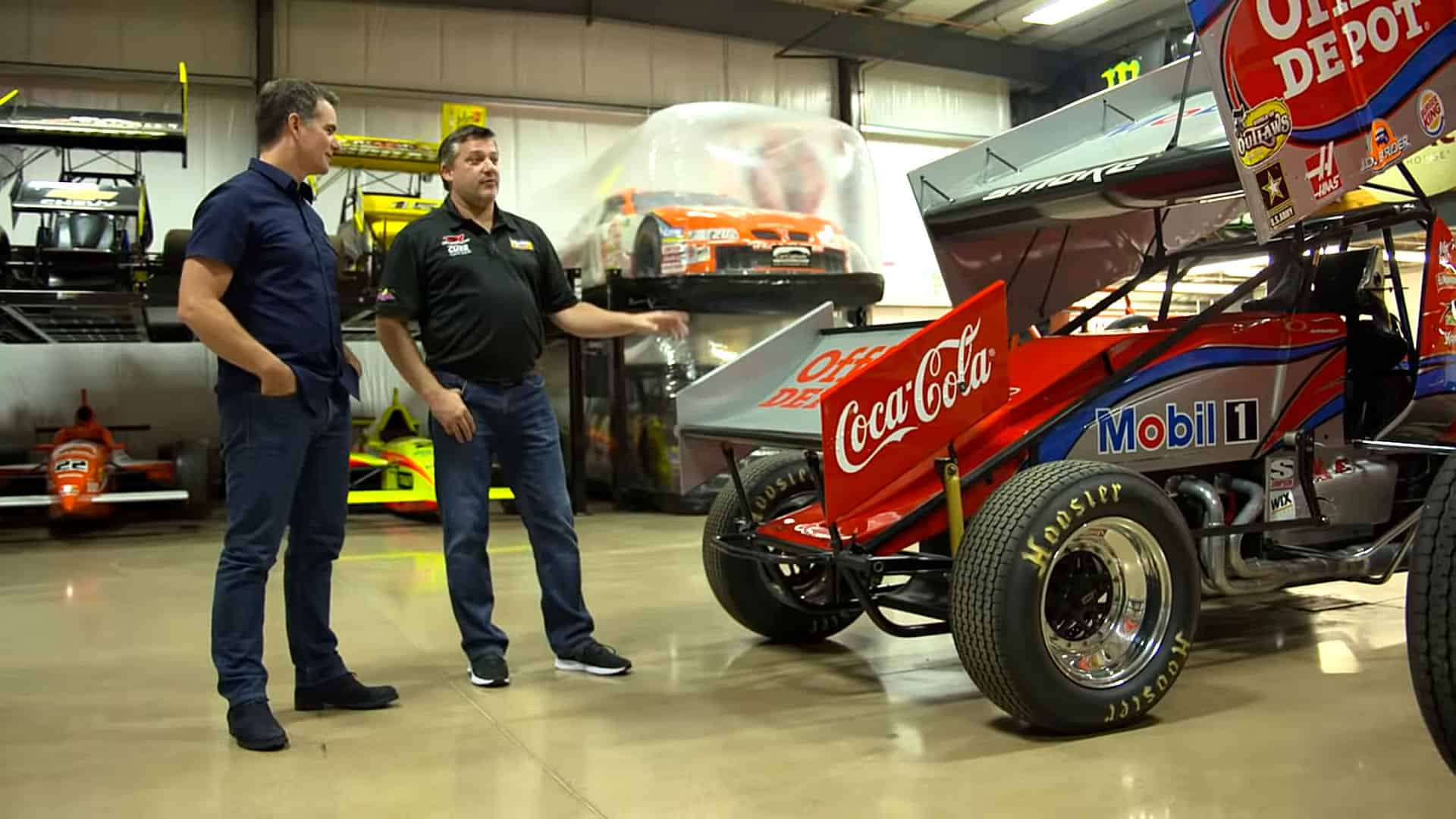 Tony Stewart Shows Off His Absurd Car Collection To Jeff Gordon