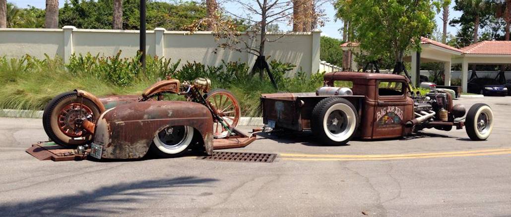 Wes Smiths 1934 Ford Truck Trailer And After Hours Bike