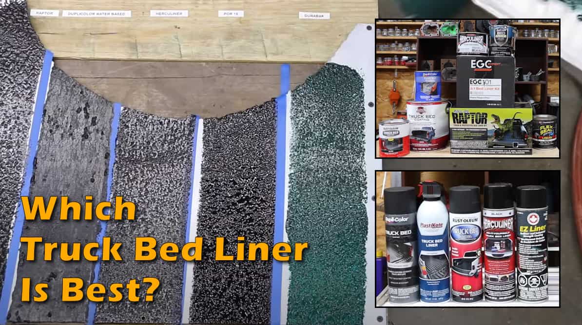 Gray Truck Bed Liner - Roll On or Spray In Bed Liner - Truck Bed