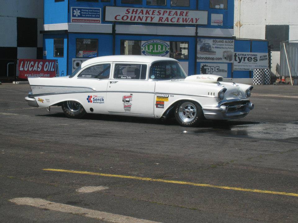 Snow White's Debut at Shakespeare County Raceway, Warwickshire, UK