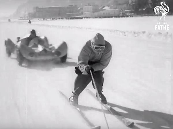 Dangerous Sport: Motor Skiing in 1955