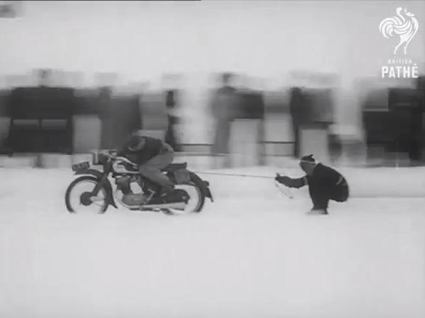 Dangerous Sport: Motor Skiing in 1955