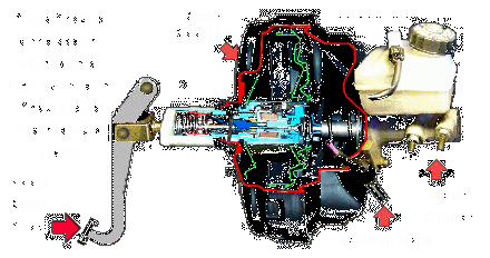 brake residual pressure valve