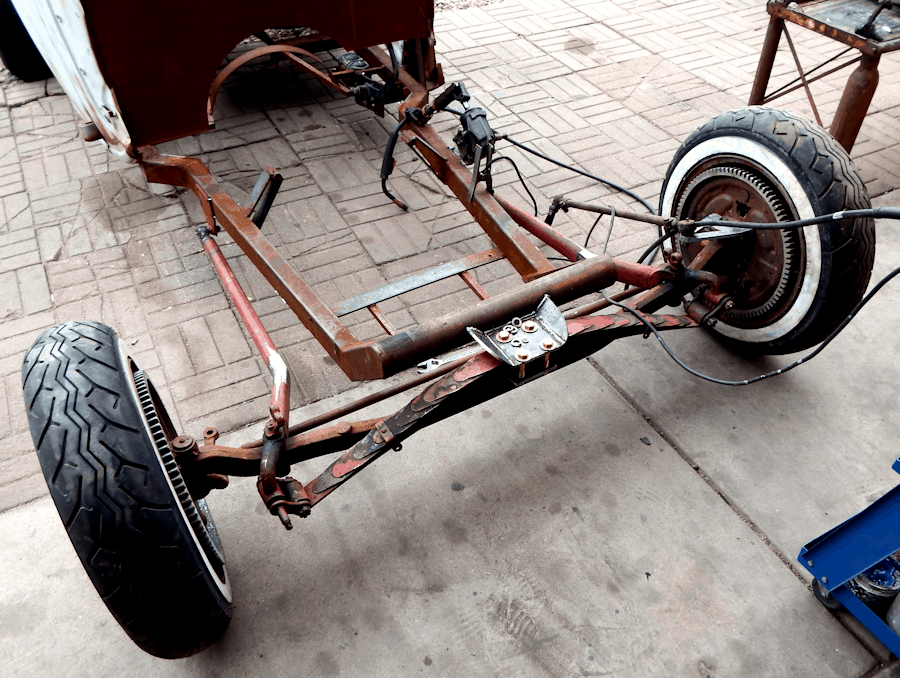 Project: 1936 Ford Humpback Rat Rod Roadster.
