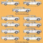 1957 Chevrolet Bel Air, Two-Ten and One-Fifty Body Styles