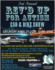 3rd Annual REV'D UP for Autism Car & Bike Show @ Hamilton High Huskies | Chandler | AZ | United States