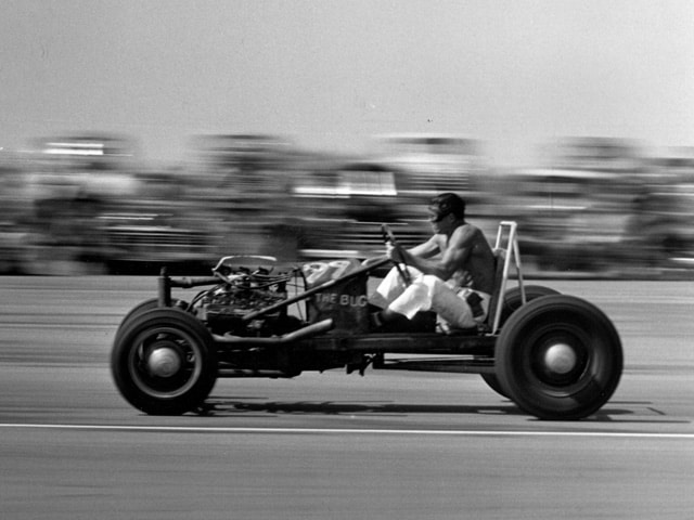 Dick Kraft at speed in The Bug