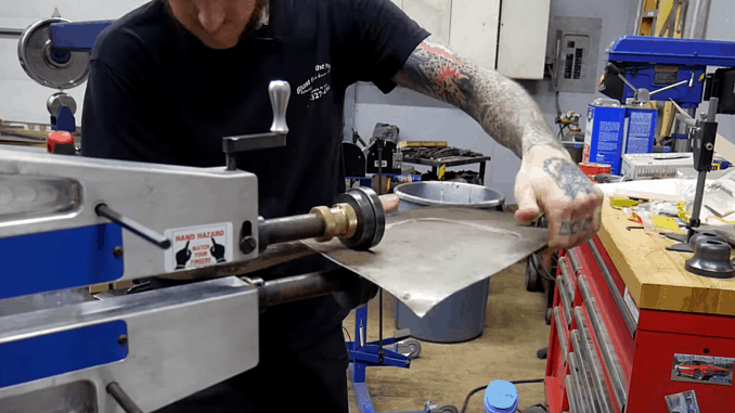 How To Bead Roll Sheet Metal Without Warping