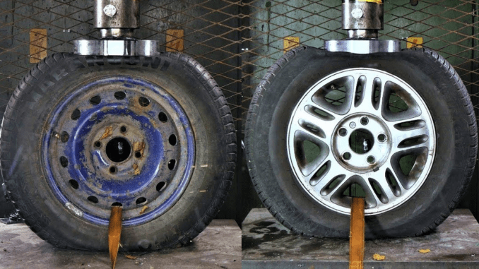 STEEL vs ALLOY Wheels ~ Which is stronger?