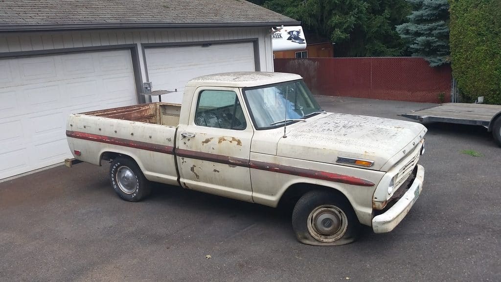 1969 Ford F100 5.0 Coyote Swap ~ Before