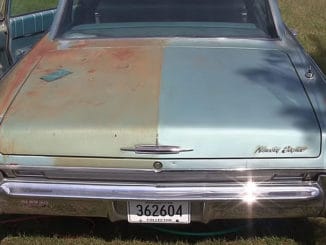 Cleaning off surface rust and polishing a 1963 Oldsmobile 98
