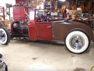 1928 Ford Model A Roadster Pickup to Roadster Coupe Build