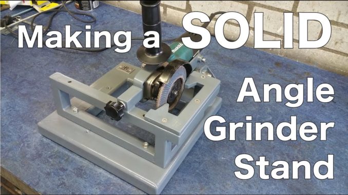 Making a SOLID Angle Grinder Stand