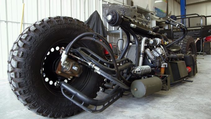 This Diesel Motorcycle Is Built From Everything... Including The Kitchen Sink