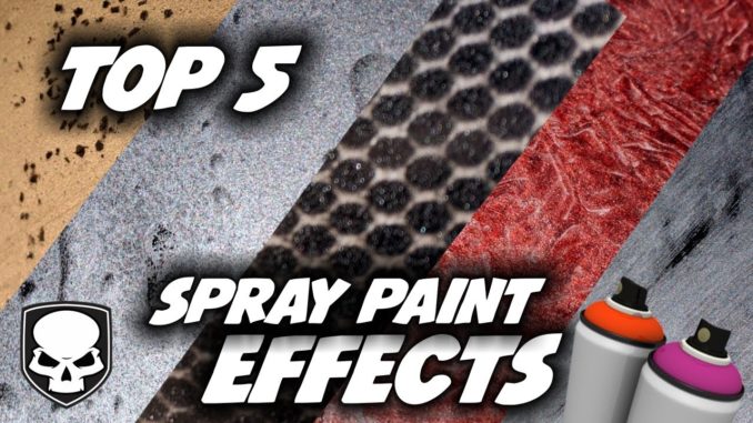 5 Super Easy Spray Paint Tricks and Effects