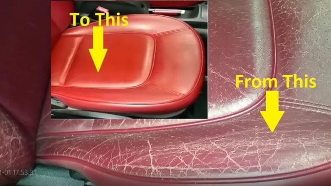 How To Re Leather Seats In 10 Minutes On The - Best Way To Repair Leather Car Seats