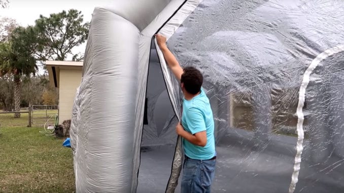 I Bought an Inflatable Paint Spray Booth from China