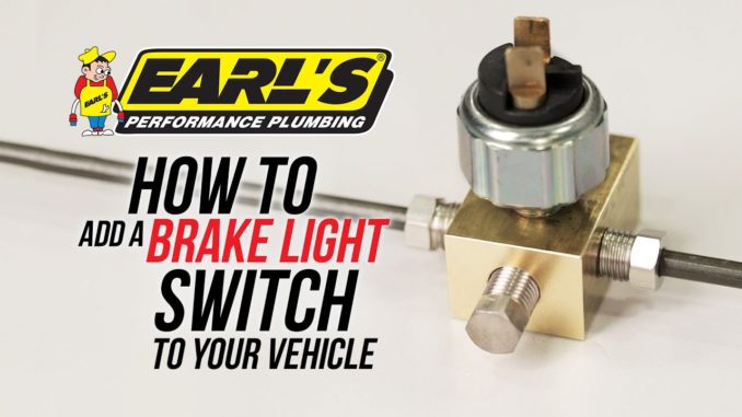 How To Add A Brake Light Switch To Your Vehicle