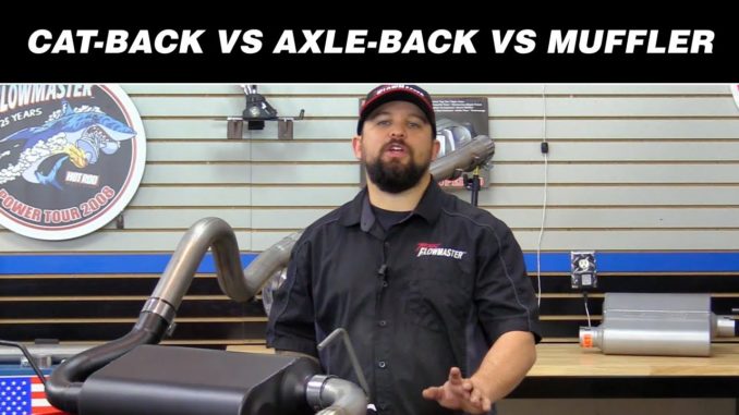 How to Choose Between Cat-back vs. Axle-back vs. Muffler Exhaust Systems