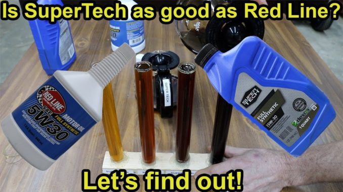 SuperTech Synthetic Oil vs Red Line Synthetic Motor Oil