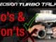 Precision Turbo Talks Turbocharger Do's & Don'ts
