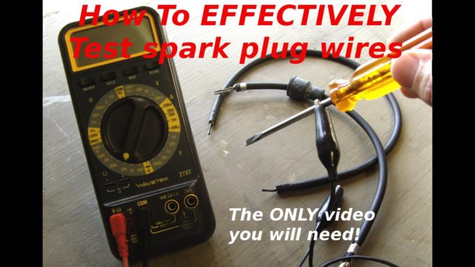 Multi-meter and Spark Plug Wires