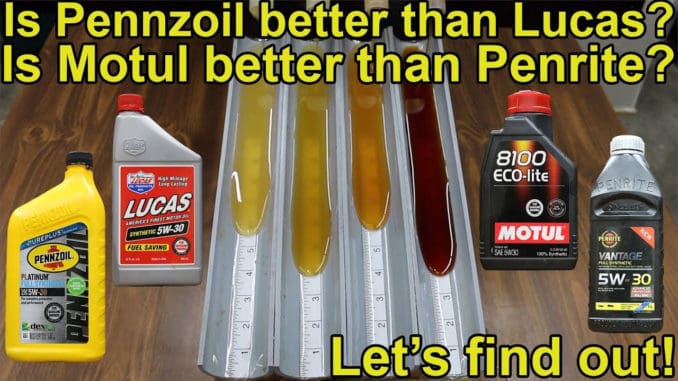 Is Pennzoil better than Lucas? Is Motul better than Penrite?