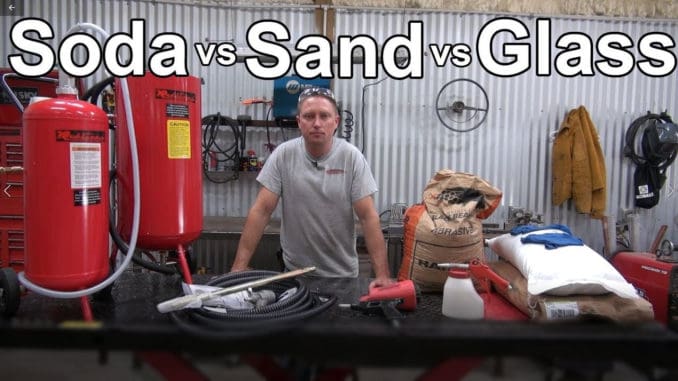 Soda vs Sand vs Glass Media Blasting