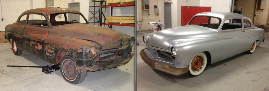 Doctor Detroit's 1951 Mercury Eight Build - Before and After
