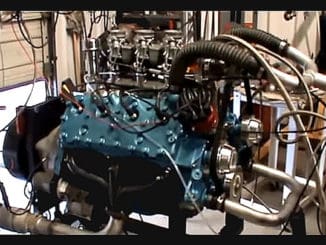 High-Performance Flathead Ford Engine