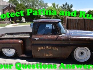 Protected and Preserved Patina or Rust Without Clear Coat