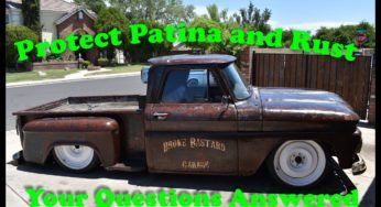 Reviewing a patina sealer/wipe on clear coat! Full vid here->   -CaseysCustoms, By Rat Rod Magazine