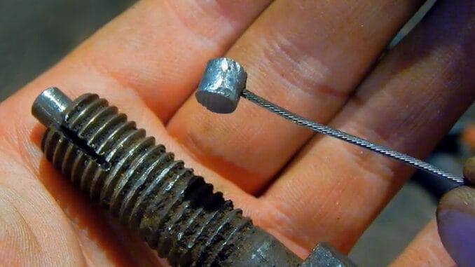 How To Repair a Throttle Cable with a Homemade Tool