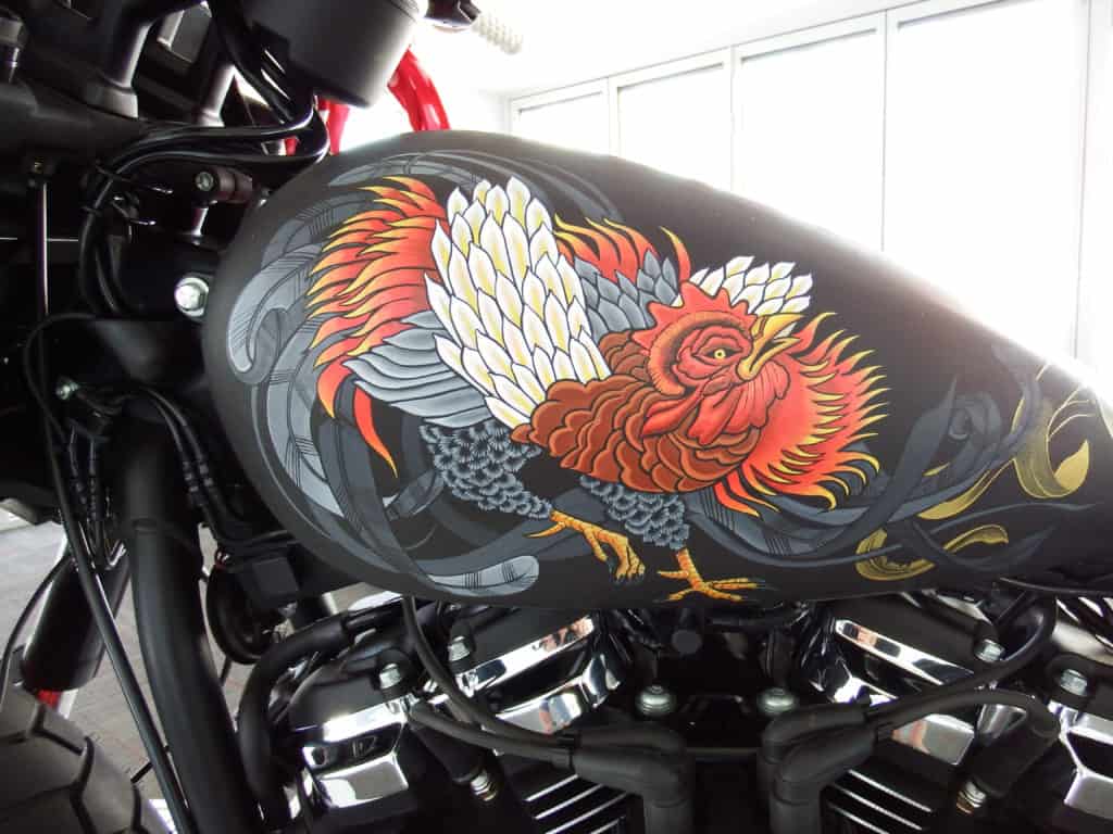 Jessi Combs Motorcycle ~ 2019 Harley-Davidson Fat Bob ~ Cocky Comuter