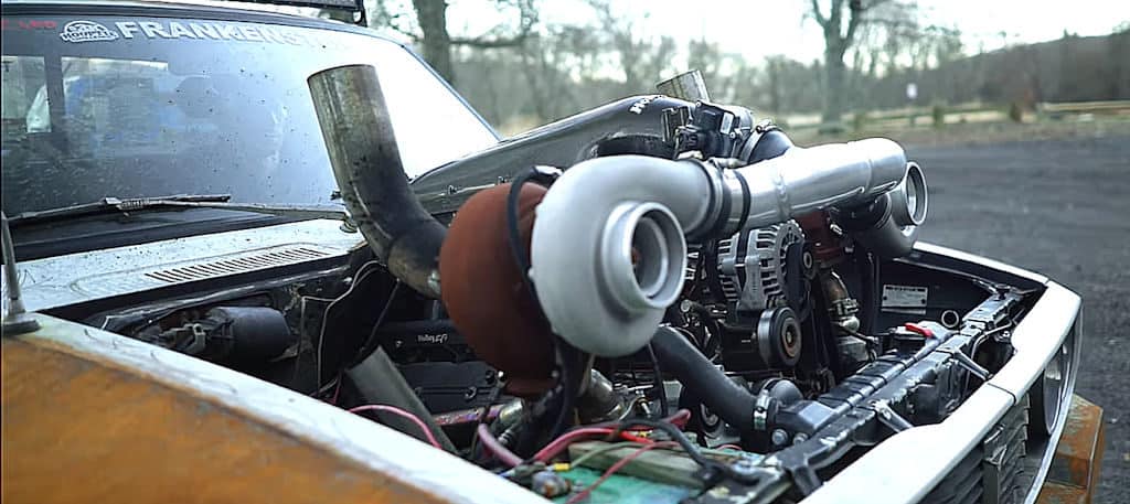 Josh Mazerolle's 1977 Twin Turbo LS Toyota Hilux Widebody