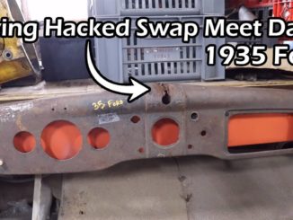 Repairing a Hacked 1935-36 Ford Dash Panel