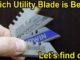 Which utility blade is best?