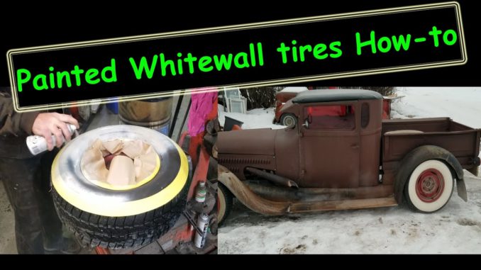 How To Paint Whitewall Tires