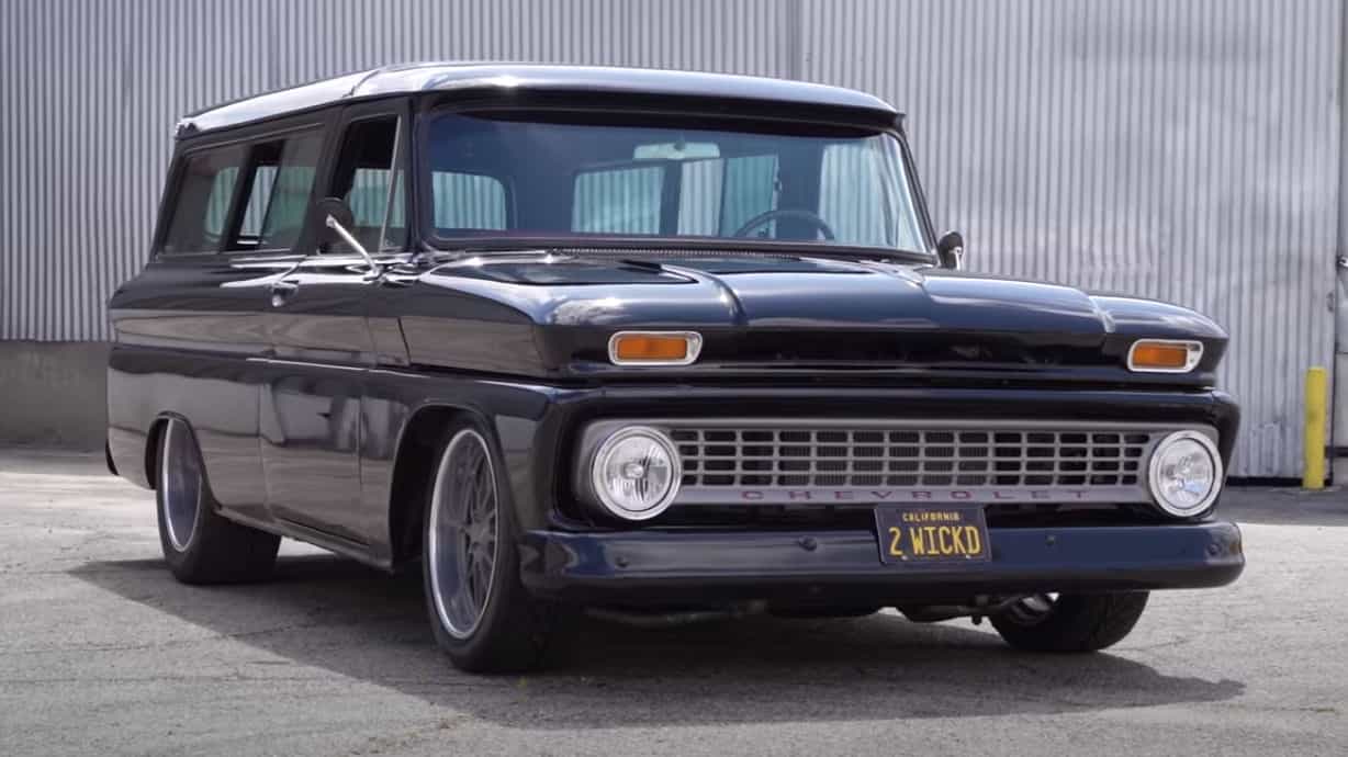 Black Coupe Ls Homemade Swapping Porn - 570hp LS3 Swapped '64 Chevy Suburban Hot Rod