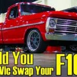 Ford F100 truck with Crown Vic front-end swap