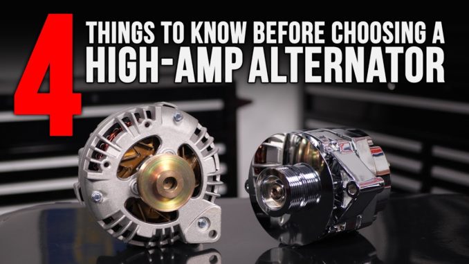 High-Amp Alternators