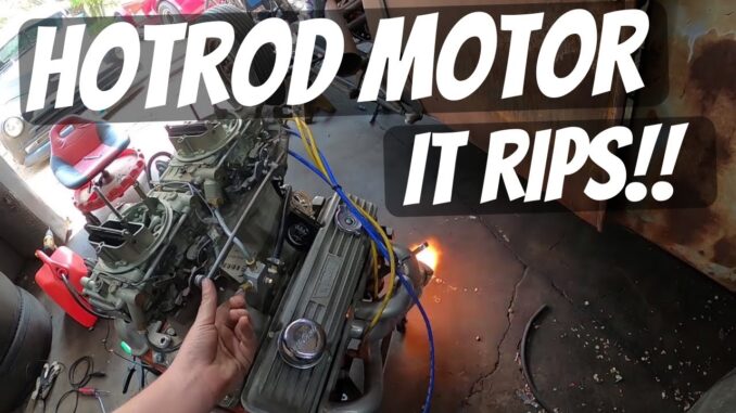 How To Bench Start an Old Hot Rod Motor ~ First Start In Years