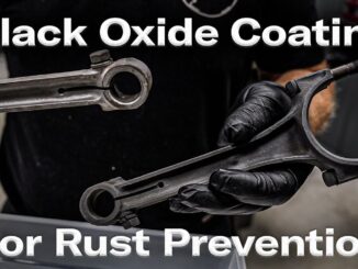 Black Oxide Coating Engine and Small Parts for Rust Prevention