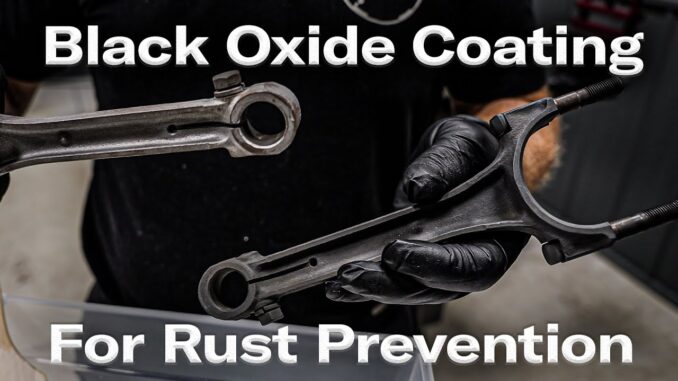 Black Oxide Coating Engine and Small Parts for Rust Prevention