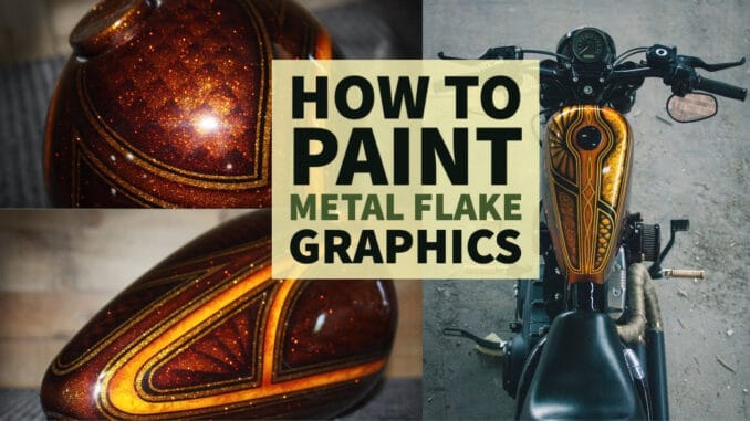 How to Paint Candy Metal Flake Panel Graphics